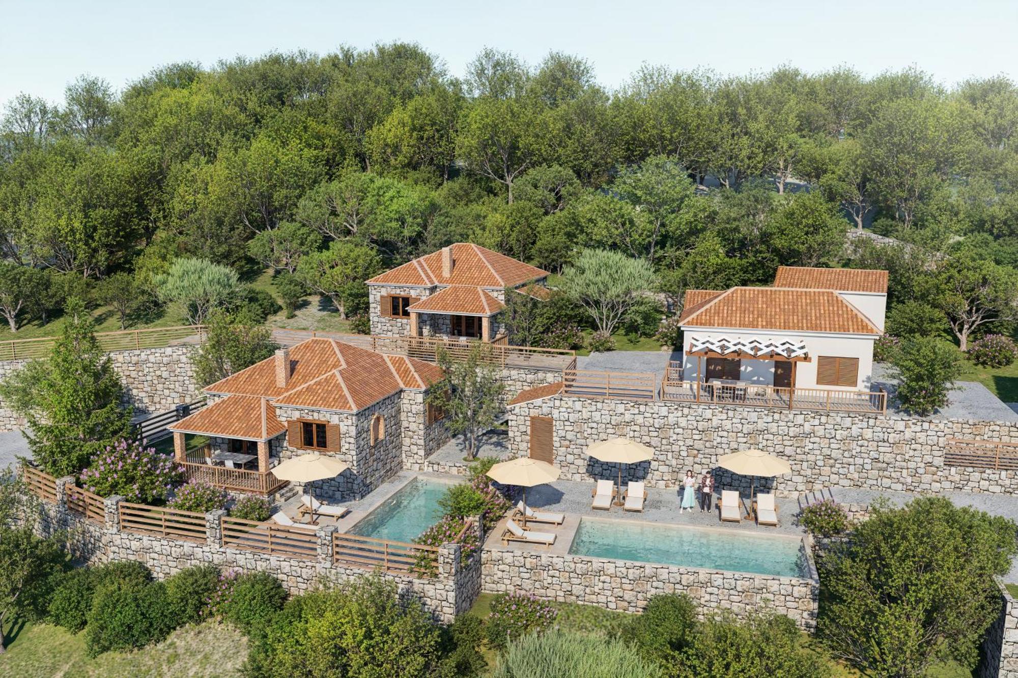 Vozas Villas - Traditional Houses With Great View Tragaki Ngoại thất bức ảnh